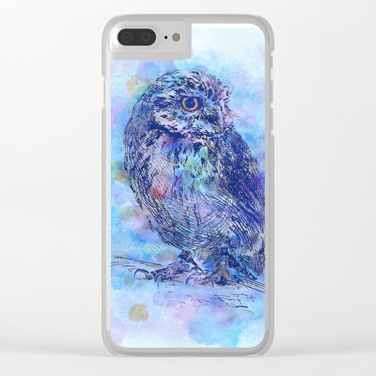 Owl Clear iPhone Case