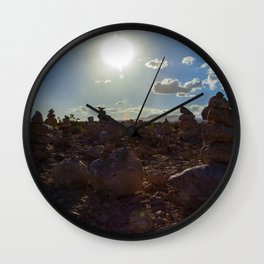 Desert Rocks Wall Clock