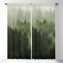 Drift - Green Mountain Forest Blackout Curtain