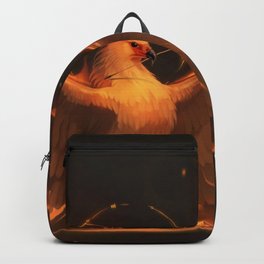 Marvelous Phoenix Fire Bird Spreading Wings Ultra HD Backpack
