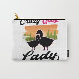 Crazy Goose Lady Geese Breeder Carry-All Pouch