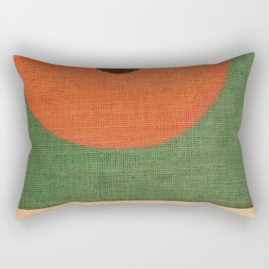 Simple Circle Rectangular Pillow