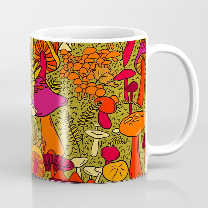 Mushrooms in the Forest Coffee Mug