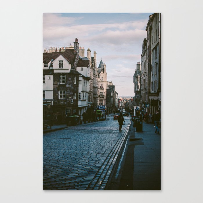 The Royal Mile in Edinburgh, Scotland Canvas Print