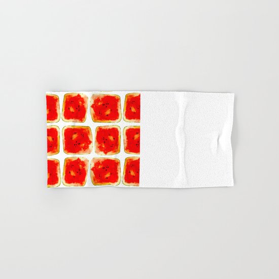 Watermelon cubism Hand & Bath Towel