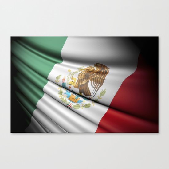 Flag of Mexico Canvas Print