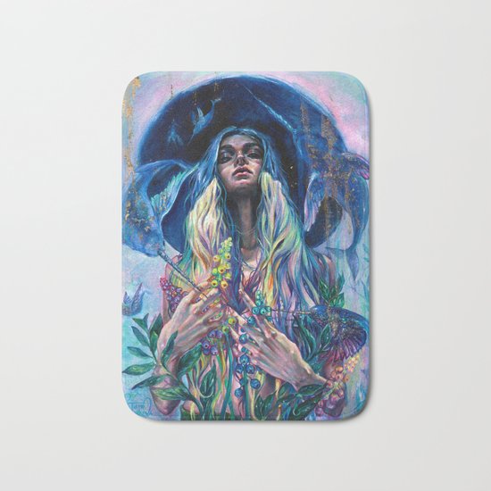 The Rustle of Narwhal's Wings Bath Mat