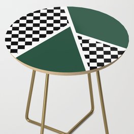 Chess abstract - vintage decoration Side Table
