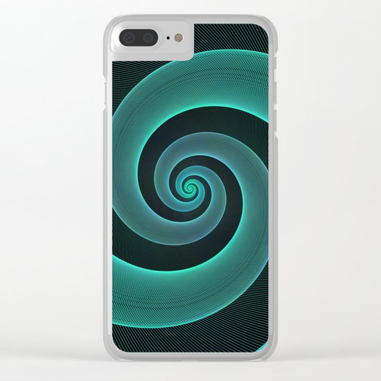 Spiral Clear iPhone Case