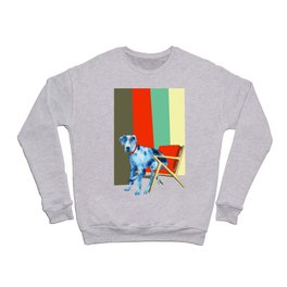 Great Dane in Chair #1 Crewneck Sweatshirt