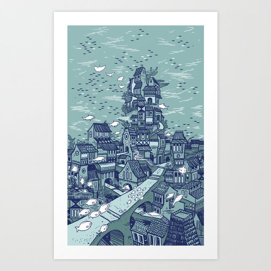 The Deep Art Print