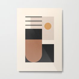 geometric abstract 63 Metal Print | Wall Art, Graphicdesign, Shape, Geometric Art, Abstraction, Contemporary, Digital, Geometric, Minimal, Shapes 