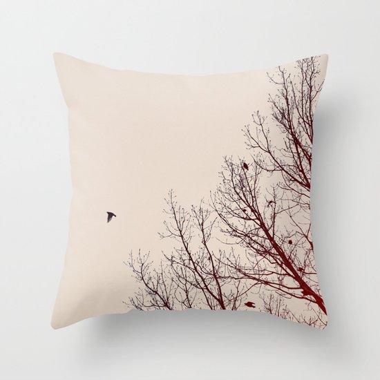 Umber Days Throw Pillow
