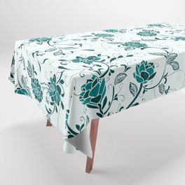 Cactus roses floral motif - vintage feel Tablecloth