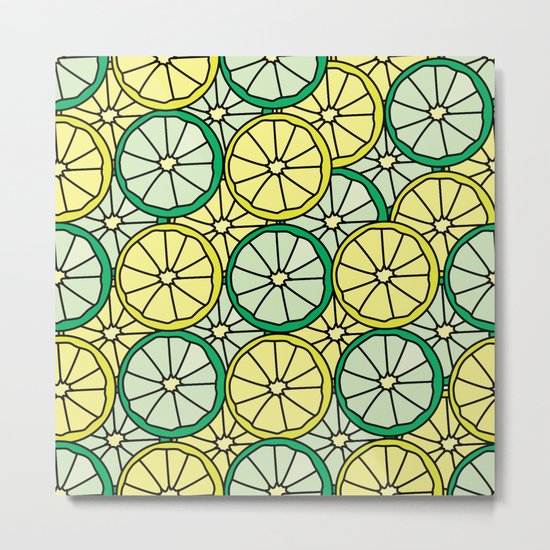 lime vs lemon Metal Print