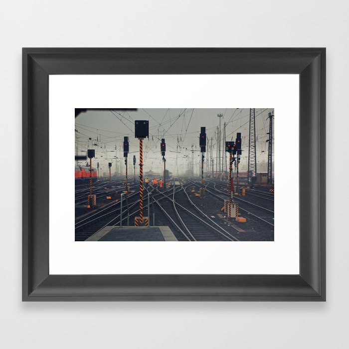 trainyard Framed Art Print