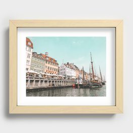Canals of Copenhagen Recessed Framed Print