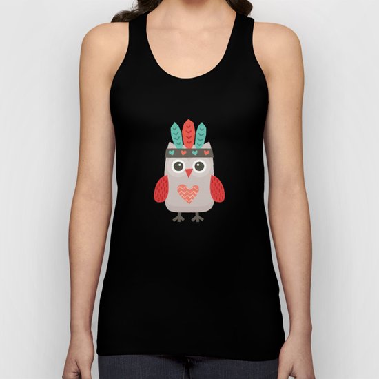 HIPSTER OWLET Unisex Tank Top