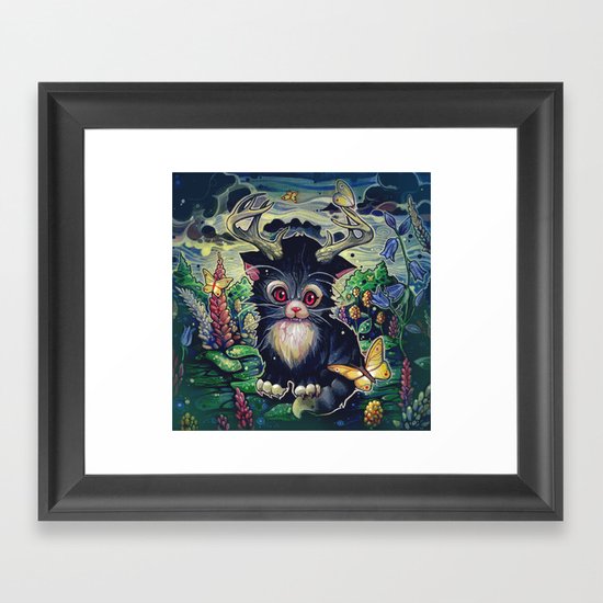"Hey Captian!" Framed Art Print
