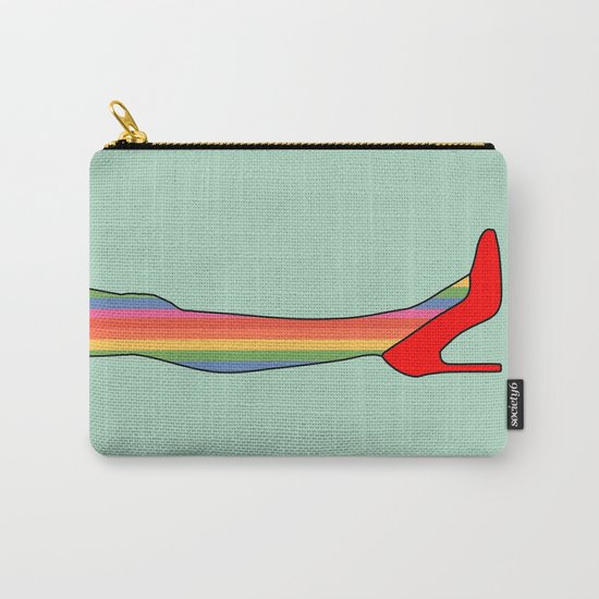 Rainbow Pride Stockings - Red Shoes Carry-All Pouch