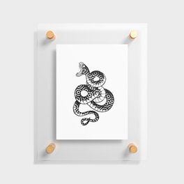 Geometric Snake  Floating Acrylic Print
