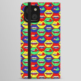 Mouth PoP iPhone Wallet Case