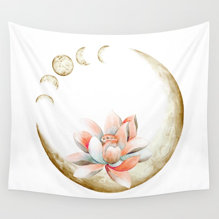 Lotus flower hotsell tapestry