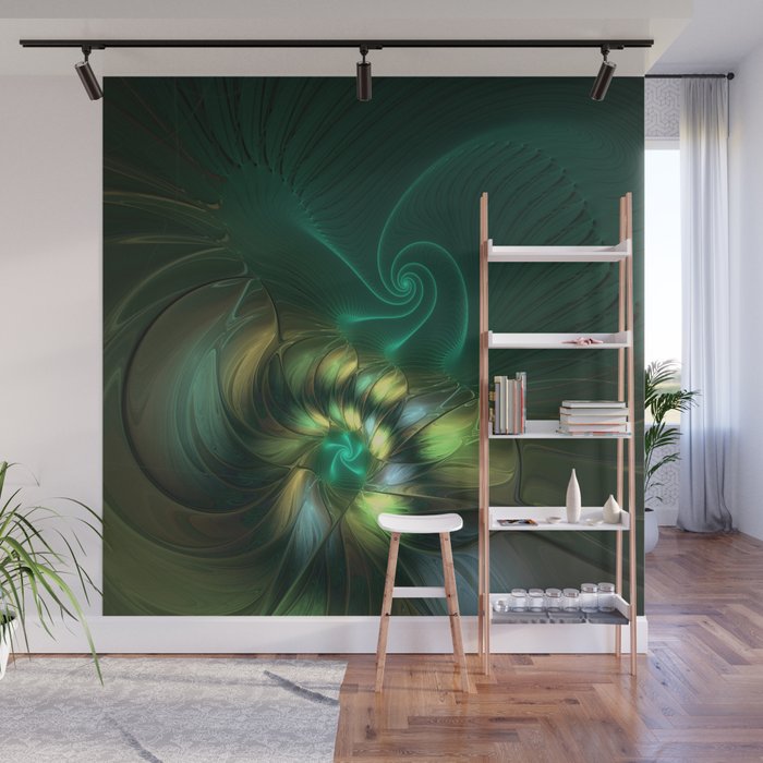 Fractal Fantasia, Radiant And Magical Wall Mural