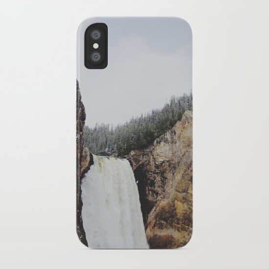 Lower Yellowstone Falls iPhone Case
