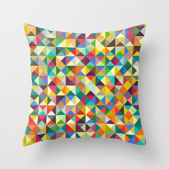On the beach Throw Pillow