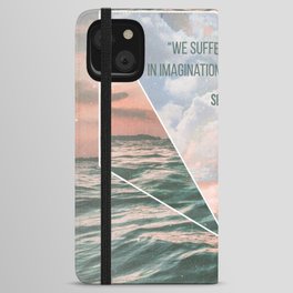 Stoic Quote No2 iPhone Wallet Case