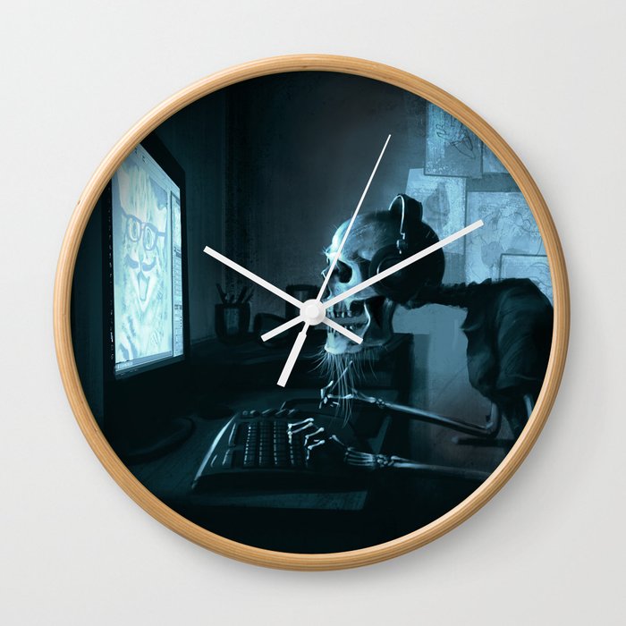 Overworked Wall Clock