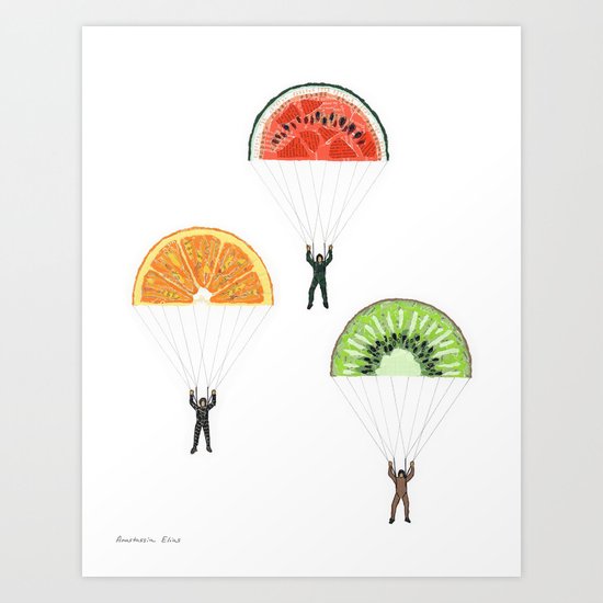 Vitaminized commando (Commando vitaminé) Art Print