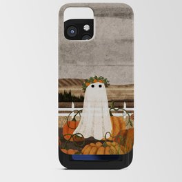 There's a Ghost in the Pumpkins Patch Again... iPhone Card Case