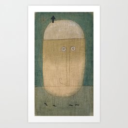 Paul Klee - Maske der Angst - Mask of Fear Art Print