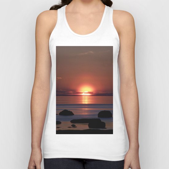 Shock-wave Sunset Unisex Tank Top