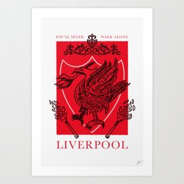 A Tribute to Liverpool Art Print