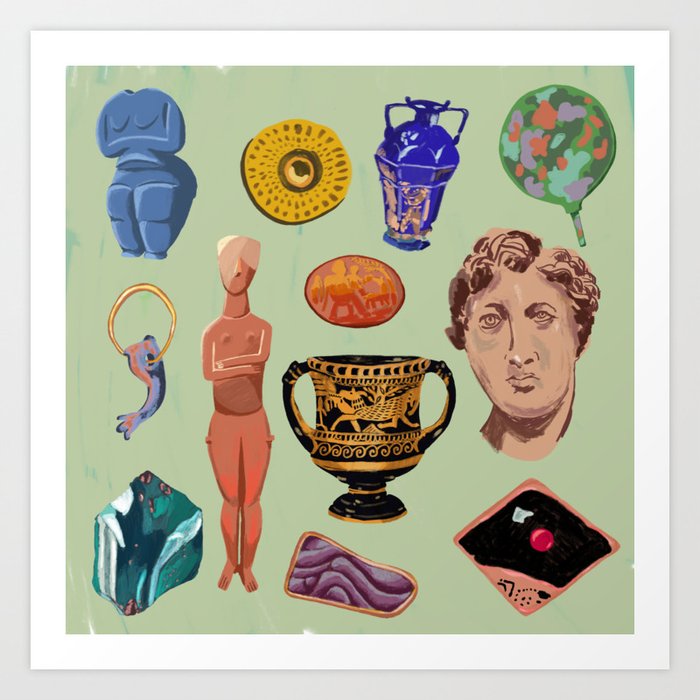 objects at The Met Art Print