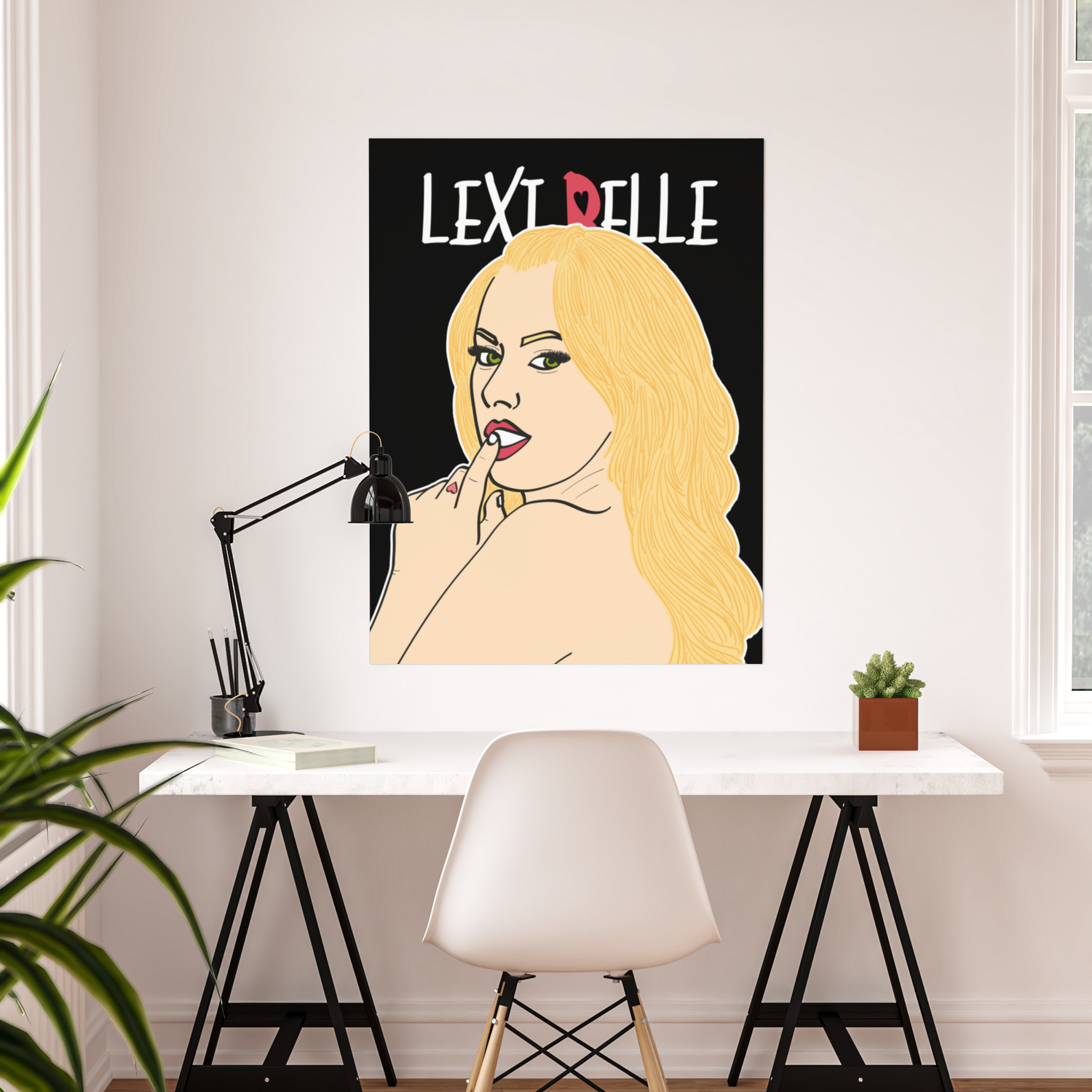 Lexi Belle New Custom Silk Poster Wall Decor