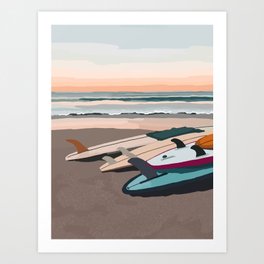surf bby Art Print