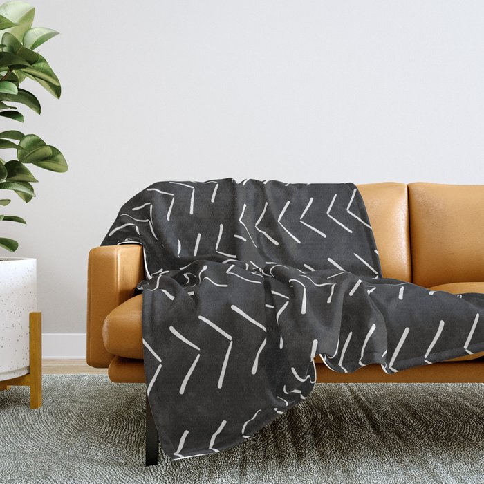 Black and white cheap throw blanket boho