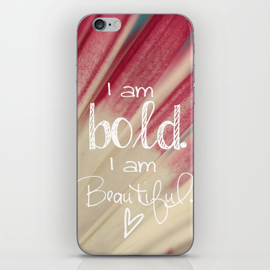 Bold and Beautiful iPhone & iPod Skin