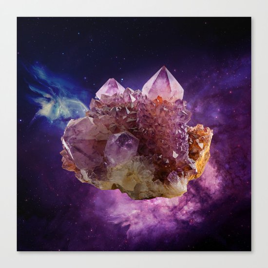 Crystal Planet Canvas Print