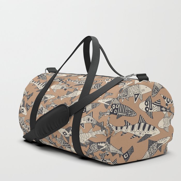 shark party biscuit Duffle Bag