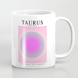 Taurus - Astrology Zodiac Aura Gradient Coffee Mug