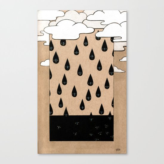 Rain Drops Canvas Print
