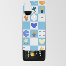 Color object checkerboard collection 5 Android Card Case