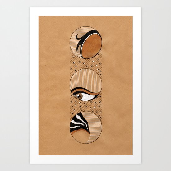 Three Circles Art Print