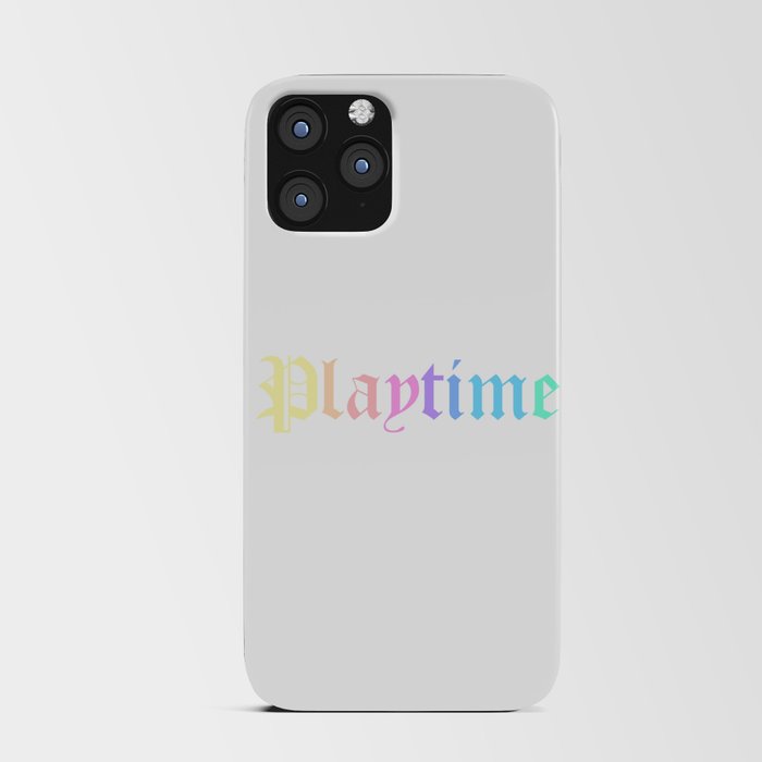 Pastel playtime iPhone Card Case