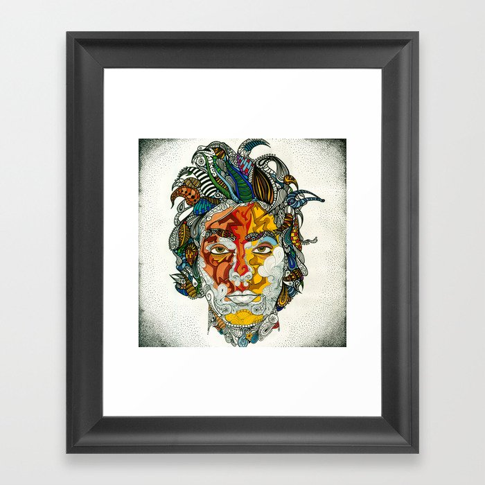 Paised and Confused Framed Art Print
